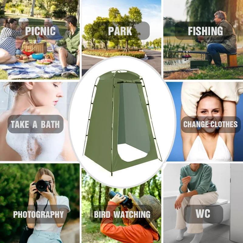 Westtune Portable Privacy Shower Tent Waterproof Outdoor Changing Room