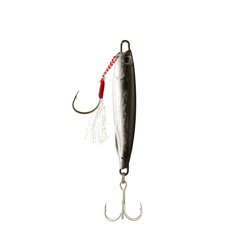 Metal Cast Jig Spoon Fishing Lure