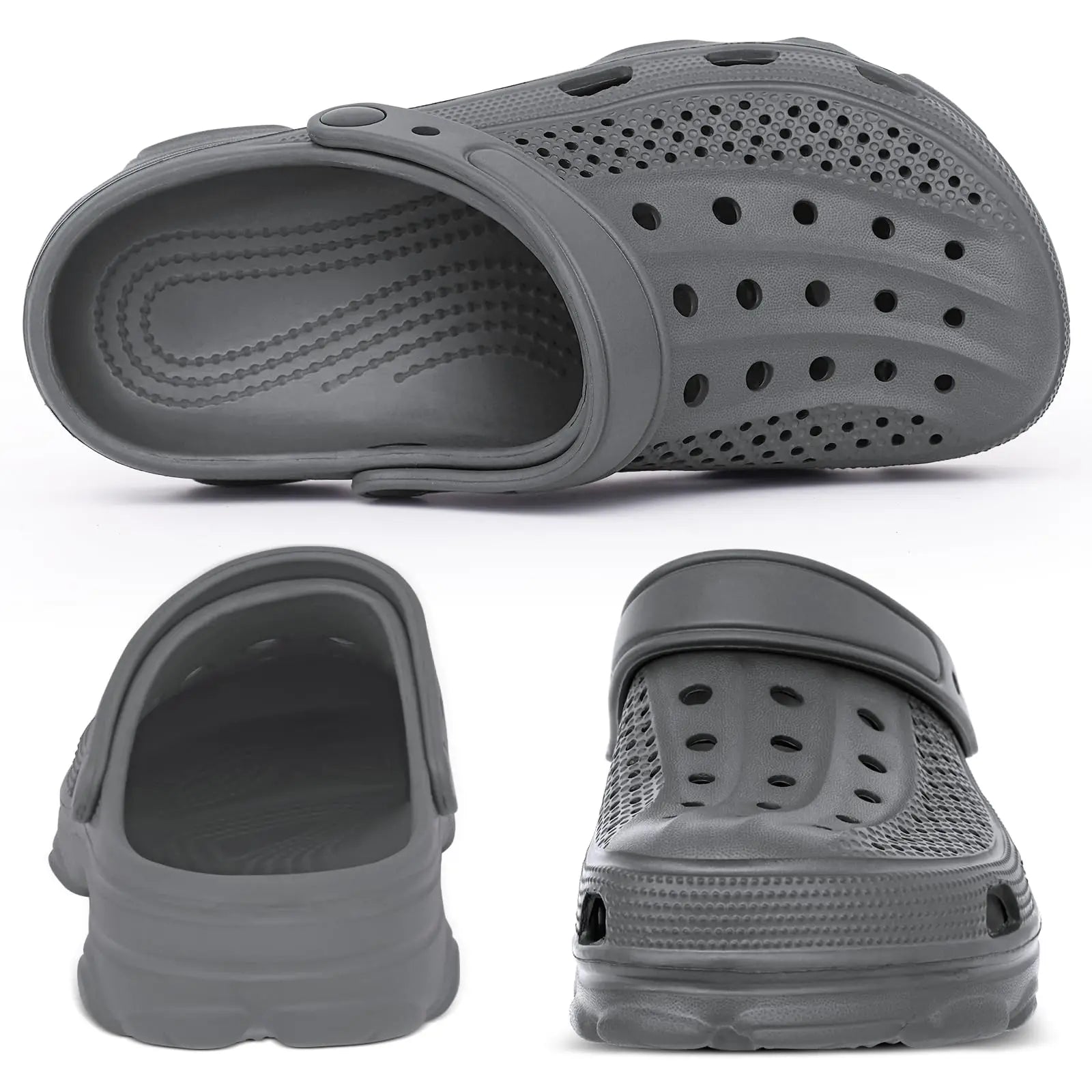 Pallene Men’s Clogs Sandals Non-Slip Breathable Casual Outdoor Beach Shoes
