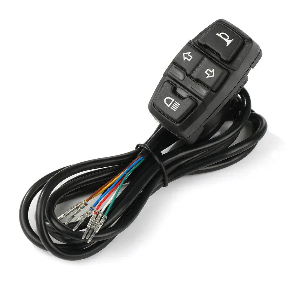 Electric Bike & Scooter Light Switch ,Horn & Turn Signal Control Button