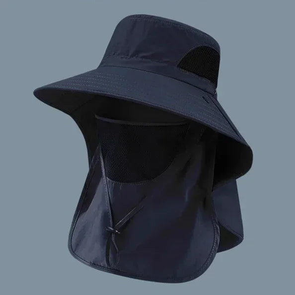 Summer UV Protection Sun Hat with Neck Flap | Outdoor Fishing, Hiking & Camping Bucket Cap
