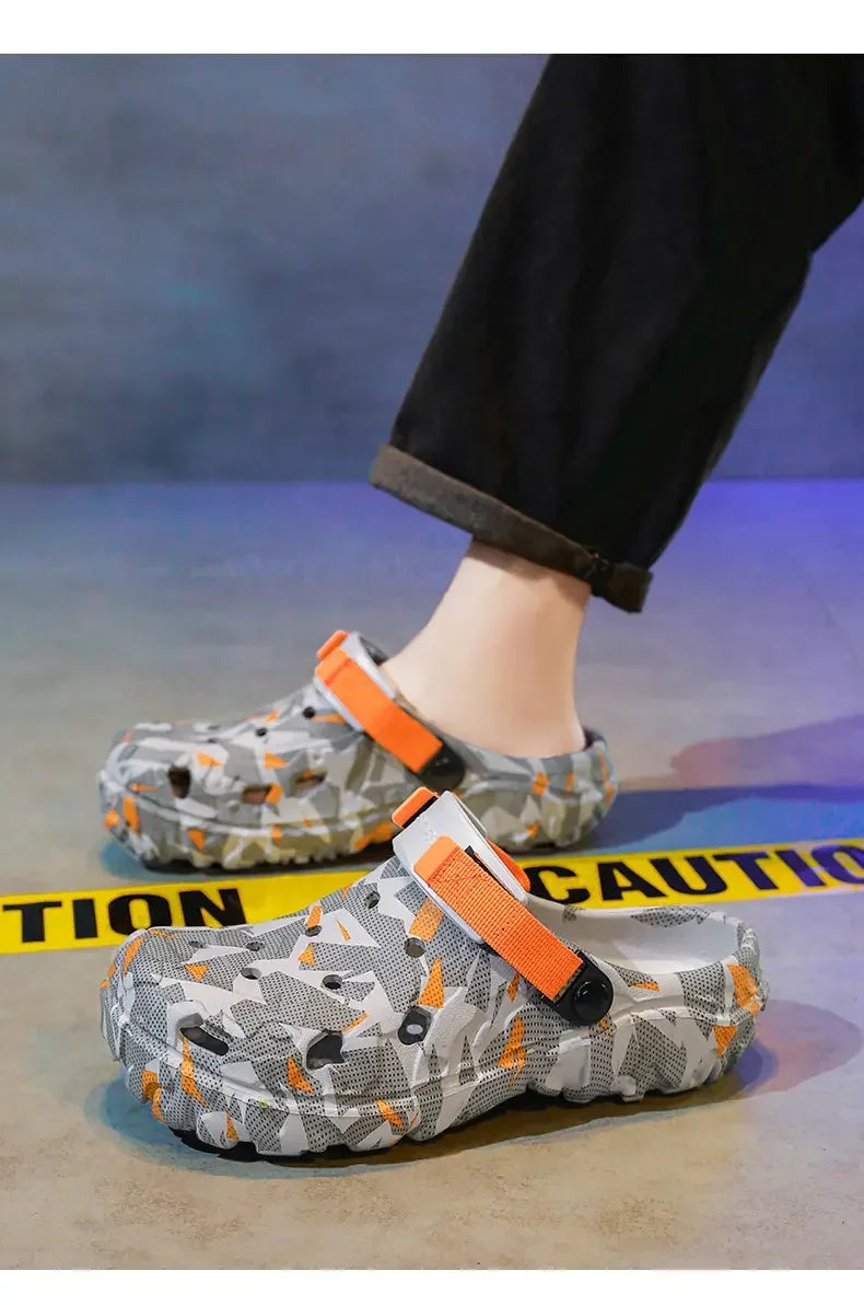 Men’s Camo Clogs Sandals
