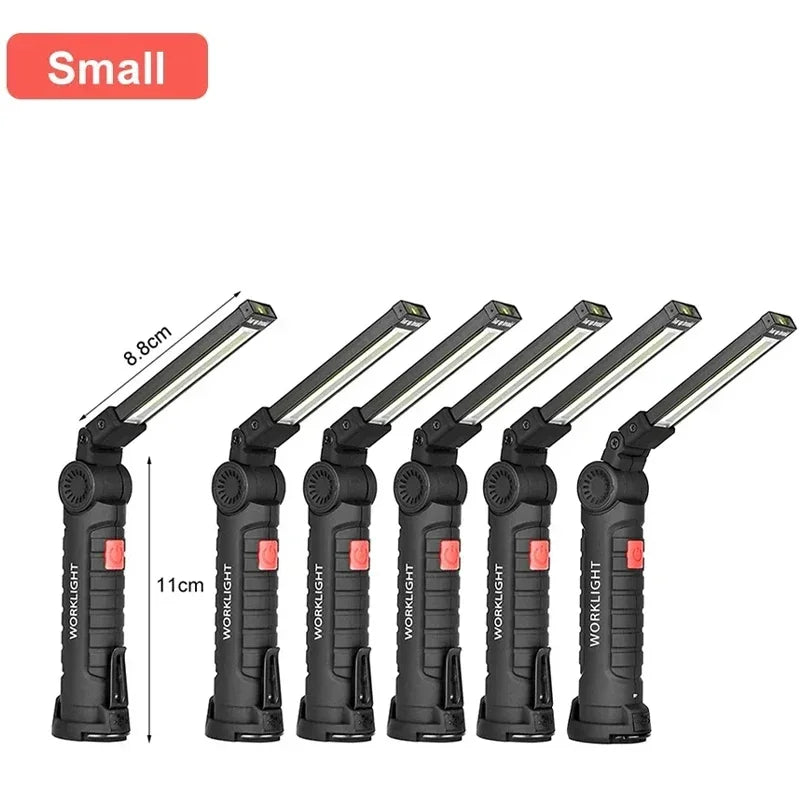 Rechargeable Work Light with Magnetic Base & Hook