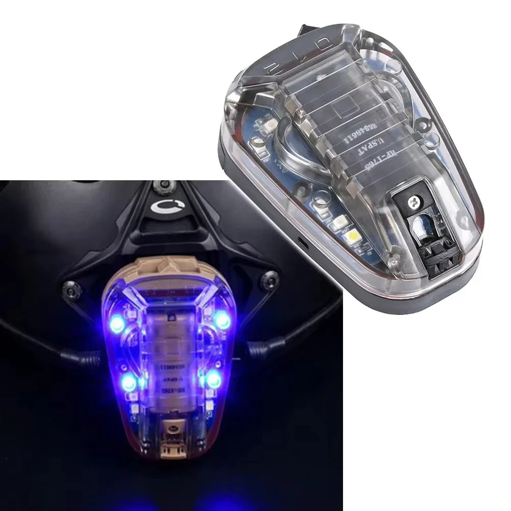 Tactical Helmet Signal Light | Waterproof Strobe Safety Lamp for Hiking, Hunting, Survival, and Outdoor Gear