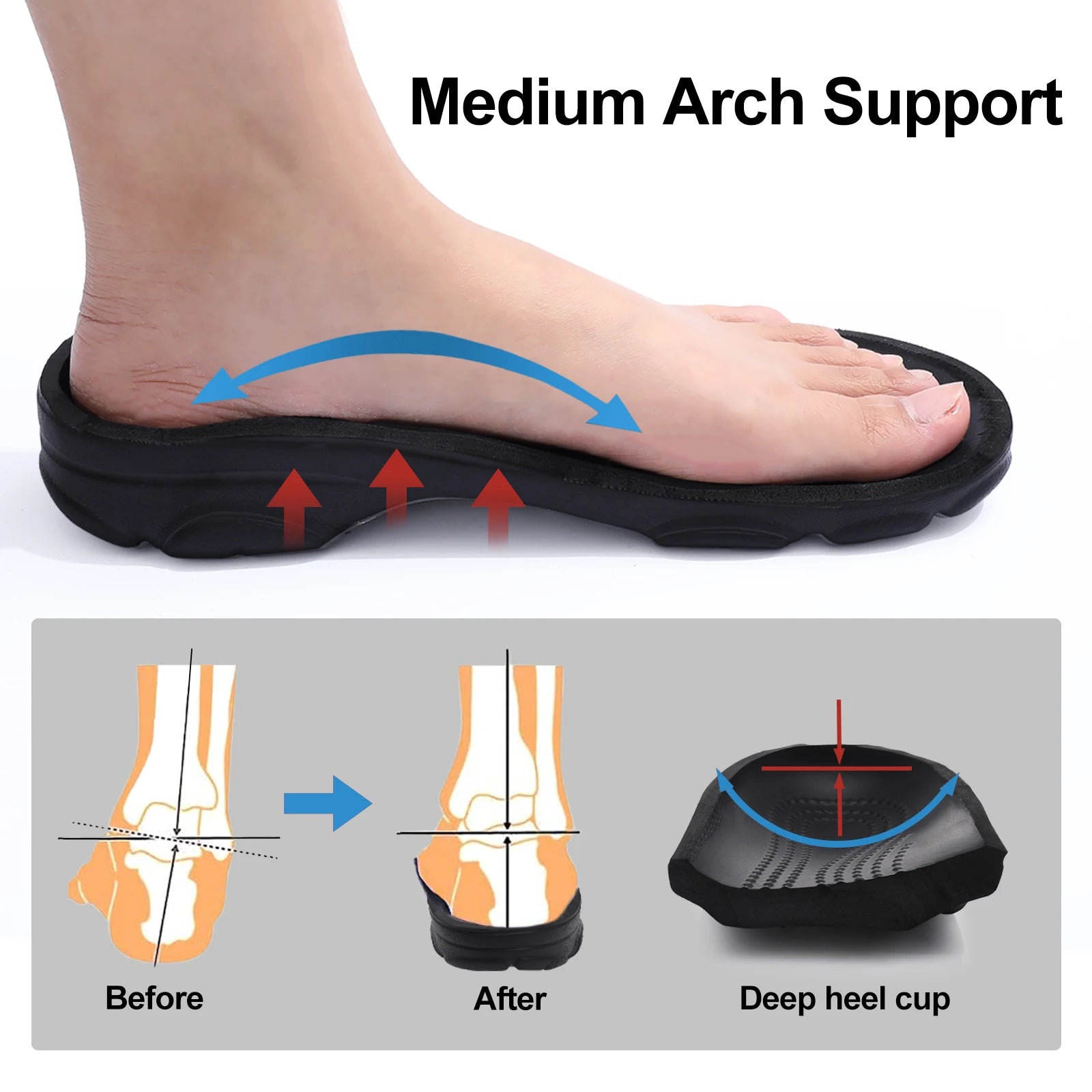 Pallene Men’s Clogs Sandals Non-Slip Breathable Casual Outdoor Beach Shoes