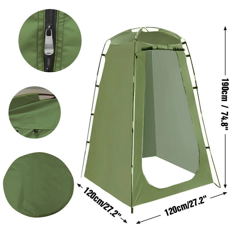 Westtune Portable Privacy Shower Tent Waterproof Outdoor Changing Room