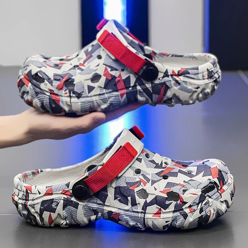 Men’s Camo Clogs Sandals