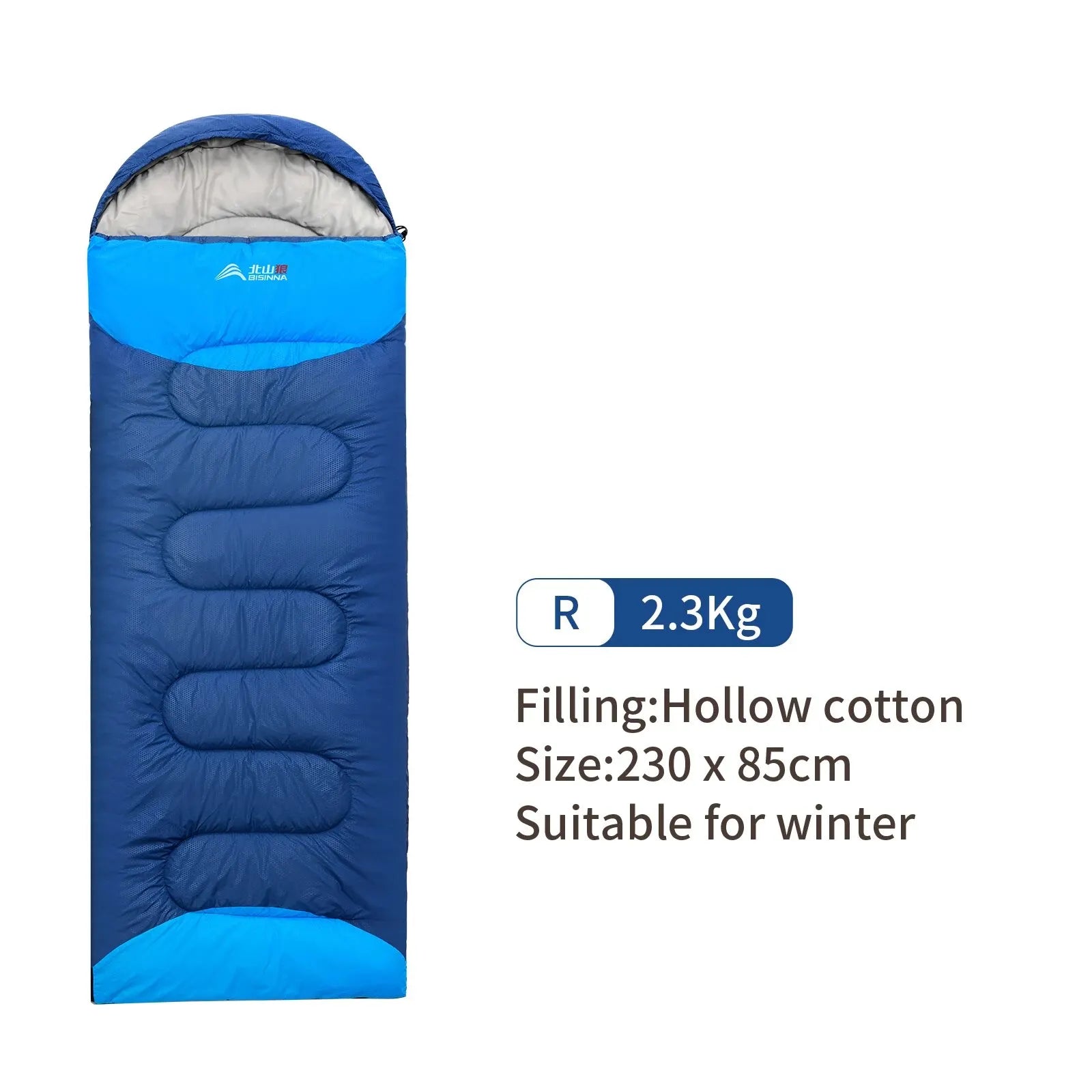 BISINNA Ultralight Waterproof Sleeping Bag | Winter Warm Envelope Backpacking Bag for Camping, Hiking & Travel